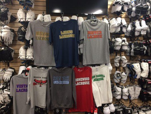 Get your team spirit wear at Lax Unleashed