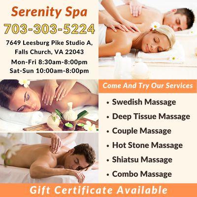 Welcome To Serenity Spa