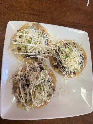 Sopes again just couldn't stop eating then