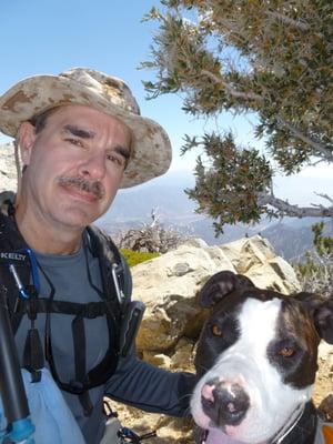 Sammy & I, on Telegraph Peak at 8,985 Feet!