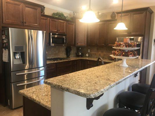 Before pictures of a  kitchen renovation