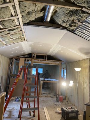 Framing and Sheetrock in Middlesex vt.