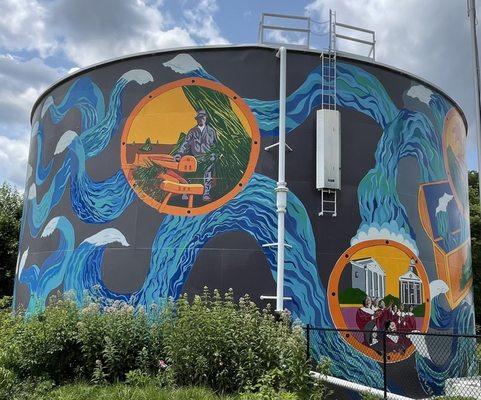 York Street Water Tank Mural