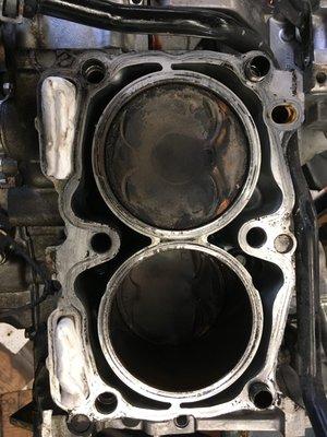 head gasket blown, having misfire, smoking