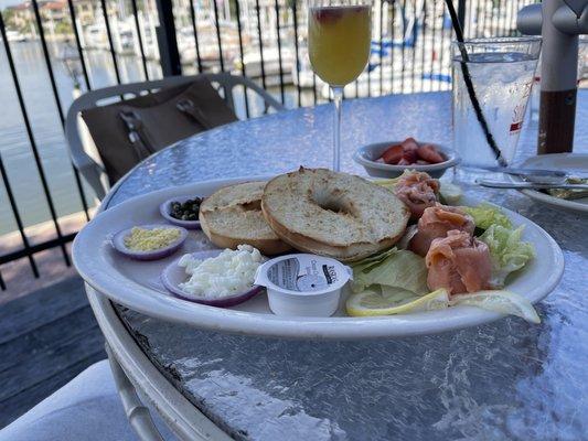 Salmon & Bagle Brunch