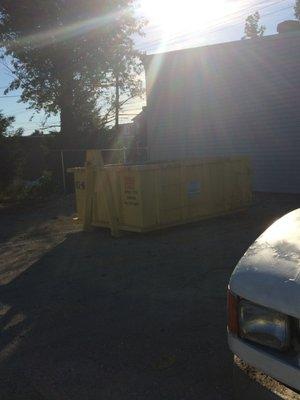 10 cubic yard Dumpster