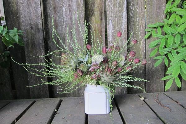 Nigella, Cardoon, and Cress