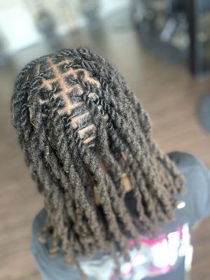 Retwist with 2-strand twist style