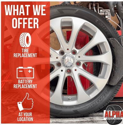 For same-day and emergency tire service, count on our mobile tire shop in Phoenix & Scottsdale, AZ, to fix
your problems ASAP.