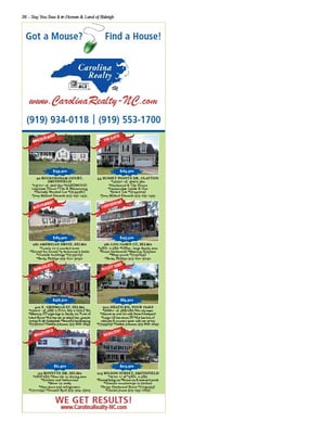 Our ad in the Homes and Land Magazine