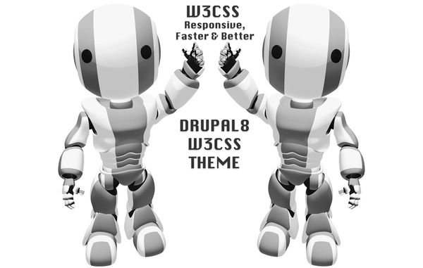 Drupal8 W3CSS Theme