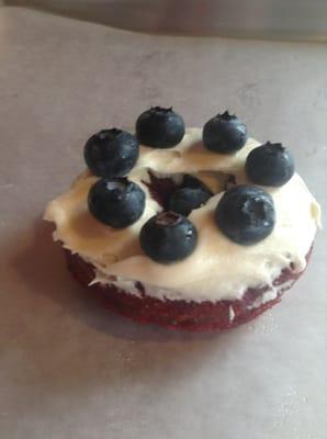 Dessert Specialty Donut. The Red, White, and Blue