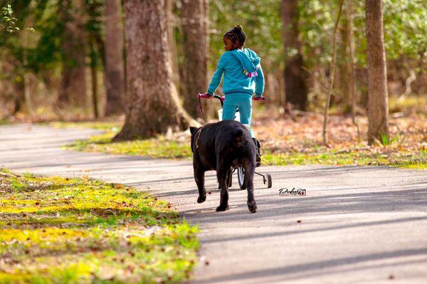 Girl and her dog!