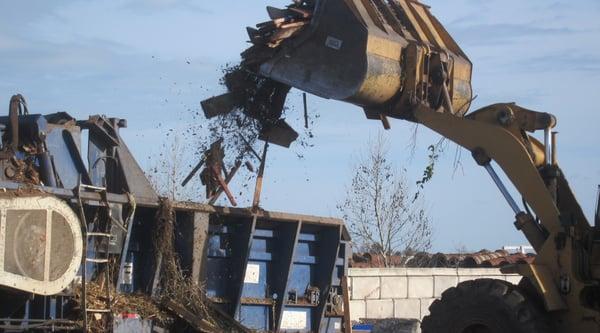 Construction Demolition Becomes Wood-chips for Power Plant Energy!