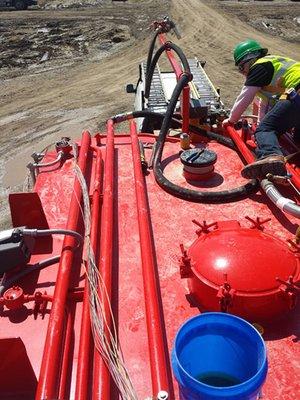 Hazardous location electricians service the oil and gas field needs.