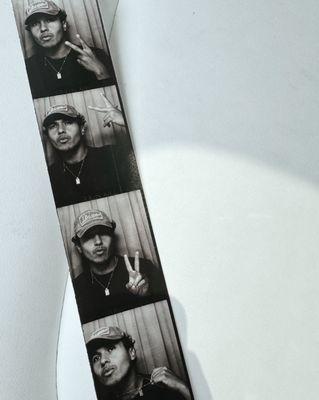 $5 vintage photostrip taken at this photobooth!