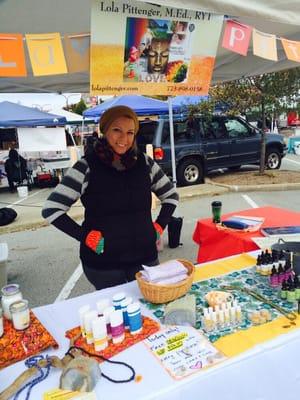 I am dedicated to providing wellness to my community. I sell my essential oil infused products at the farmers market!