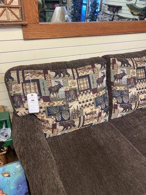 Custom fabric couch