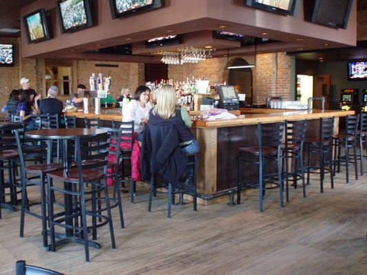 The Pour House's square bar