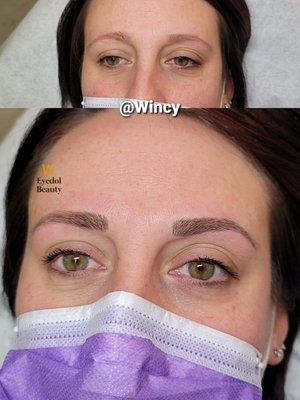 Microblading done by Wincy