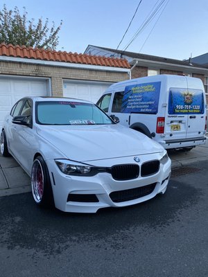 Weekly customer came in for their maintenance wash