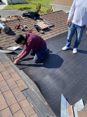 Roofing repair