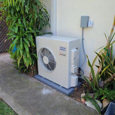 Inverter Heat Pump we serve and install only the best Mitsubishi.