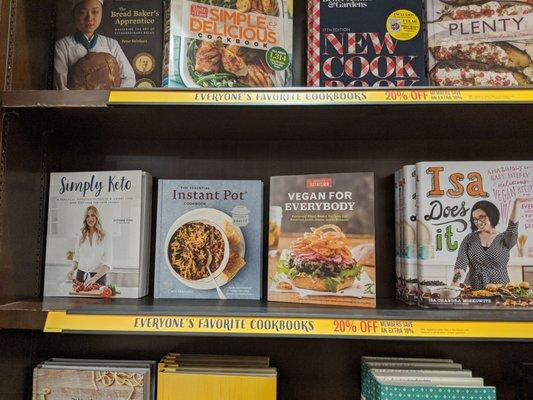 Cookbooks for everyone.