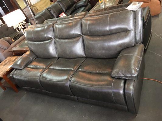 Real Leather Recliner