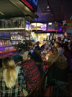 The best bar in town,  craft and Domestic beer on tap, largest variety of liquors for miles.