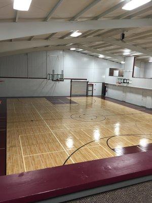 Our basketball court just for kids at Synergy Healthcare and Sports Facility in East Peoria,IL. Call us at 309-688-4484