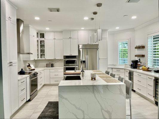 All white kitchen