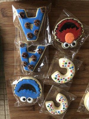 Custom made cookies for our son's birthday!