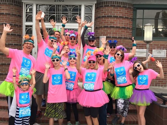 The Kulits Orthodontics Team at Bubble Run 2016