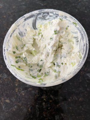 Competitors scallion cream cheese