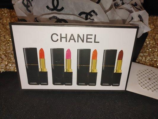 Chanel VIP lipstick set