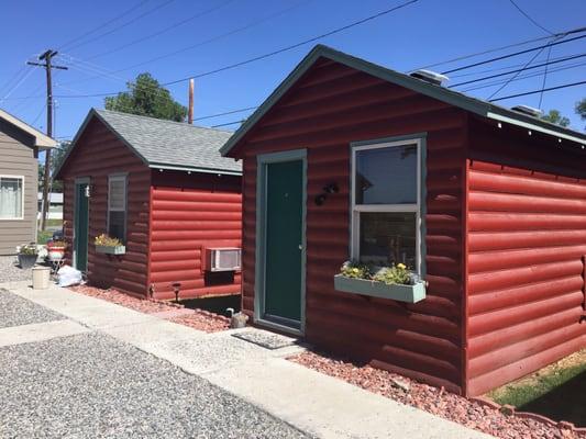 Single and double bed cabins