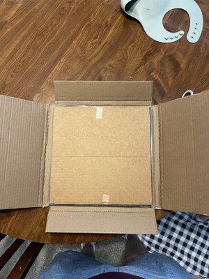 Extra cardboard insert for better record support