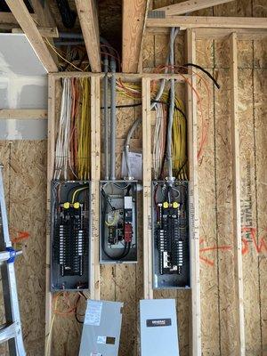 Residential 400Amp service with Generac Transfer Switch