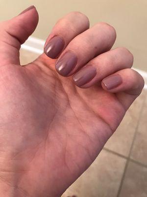 No chip on short nails