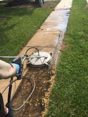 Sidewalk pressure washing cherry hill NJ