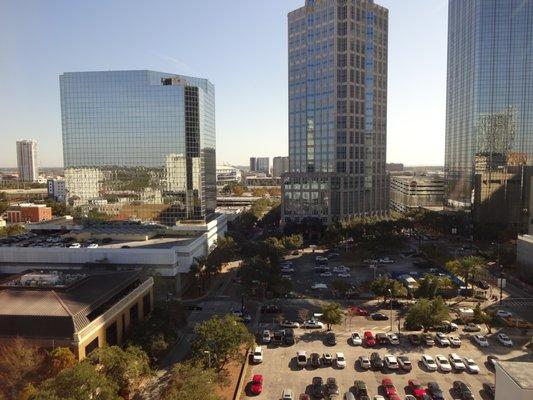 View from our offices.  We assist with helping tenants in all of the downtown office towers