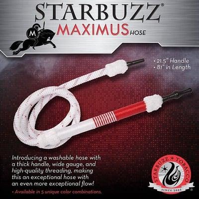 All new #maximus #washable #hookah hose by #starbuzz, the name you can always trust.