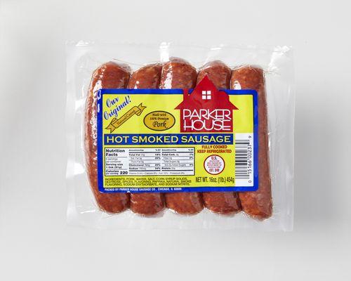 Hot Smoked Sausage (Natural Casing)