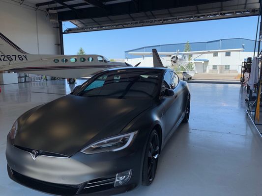 2018 Tesla Model S P100 in Satin Black