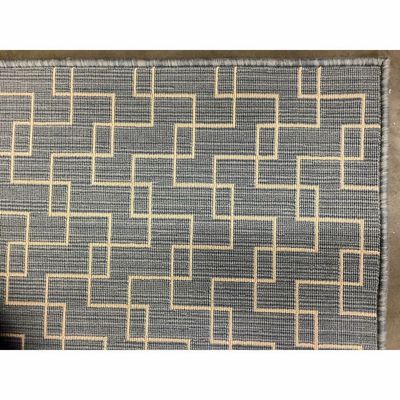 Stanton custom area rug with coordinating serging