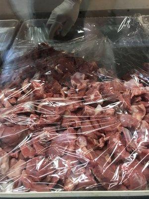 Baby goat pieces $11/lb