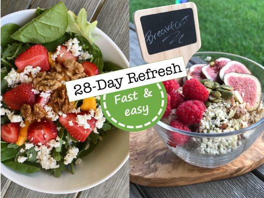 28-day refresh meal plan