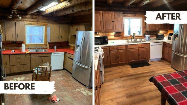 Kitchen remodel in Columbia Station