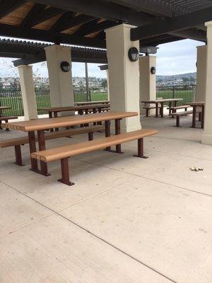 Picnic tables